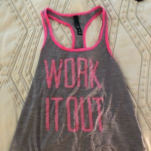 “Work It Out” tank top